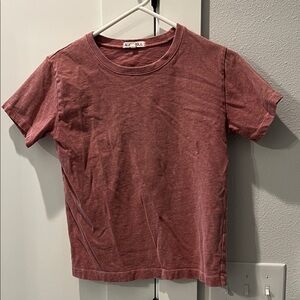 Alex Mill Heather Red Short Sleeve Tee